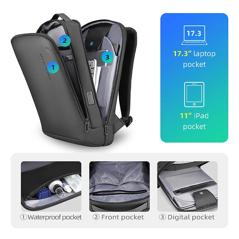 Slim Laptop Backpack (15.6 in)