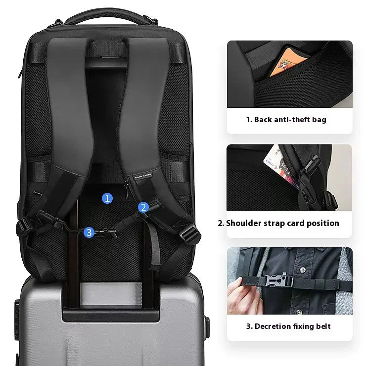 Large-Capacity Backpack (17 in Laptop)