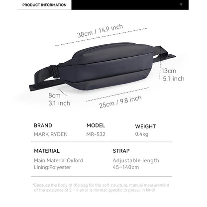 Magnetic Buckle Waist Bag